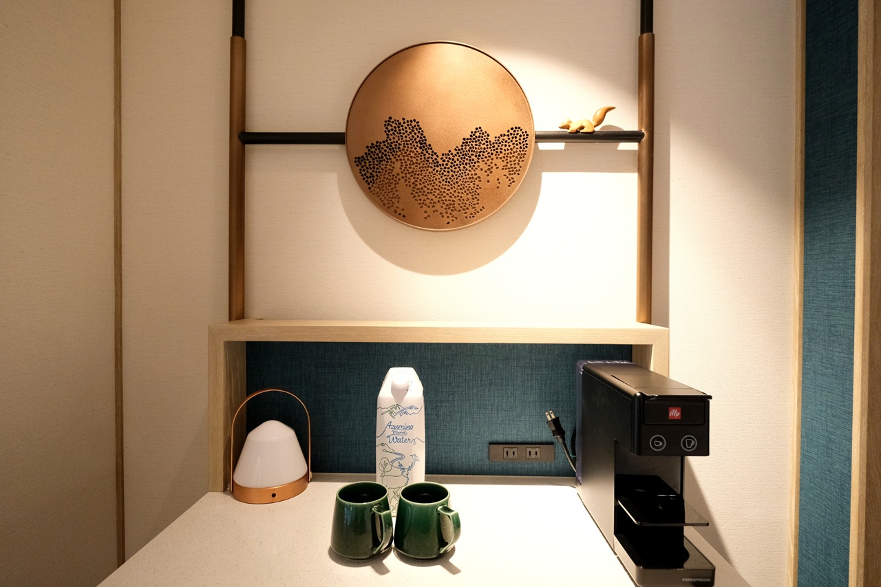 ホテルのドリンクセット